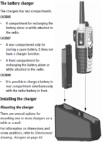 403560A Sailor SP3560, UHF ATEX, incl. B3504 and EMS B3503 Batteries - Image 3