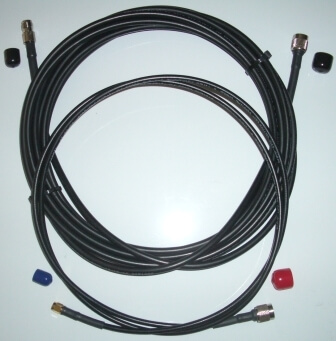 ISAT-AMC-TNCM-9.0-KIT-SMAM Cable Extension Kit, INMARSAT 9.0m(29.5ft) with TNC-Male to SMA-Male Connector