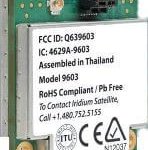 IR-00-SBD3M1201-9603 Iridium 9603 SBD Transceiver Module