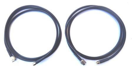 AT-1595-90-R-59-CBL Cable Kit, Inmarsat by Aero Antenna for IsatPhone PRO External Vehicular Antenna Kit, both cables are 1.5m(59in) in length maximum compatibility