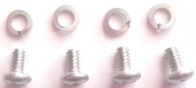G7-MTR2-BK Bolt Kit, Stainless Steel 4pce Bolt and Spring Washer Set, 6-32 1/4in to permanently mount IsatPhone PRO and Iridium Satellite Telephone G7 series Antennas Wt. 1g