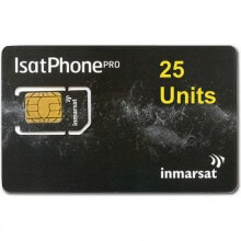 IN-01-GSPS25E IsatPhone PRO 25 unit PrePaid SIM CARD with Pre-loaded Airtime,30 day validity