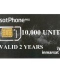 IN-01-GSPS10000E INMARSAT IsatPhone PRO Satellite Telephone PrePaid Airtime 10,000 Unit, SIM CARD, Rechargeable PrePaid, top up more load online
