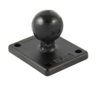 MOUNT-AMPS Starpak™ RAM Fixed Mount Adapter, for use with all STARPAK RAM Mounts featuring 25mm(1.0in) Ball and AMPS SQUARE pattern mounting profile