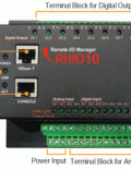 RHIO10 Remote Ethernet I/O Manager(Wt.1,150g)