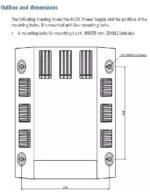 TT-01-406080A Thrane Sailor 6080 Power Supply Unit, AC/DC, 300W 28V DC