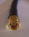 STARPAK-LMR195UF-CBL-177-MST Cable, UltraFlex Low Loss Satellite Telephone and GPS Antenna Cable by Times Microwave USA, 4.5m(177in), Gold SMA-Male to TNC-Male Connectors