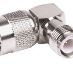 ADAP-RPTNCM-TNCFRA Adapter, TNC-Male Plug to TNC-Female-Right-Angle Jack for all Satellite Antenna cables and other RF applications