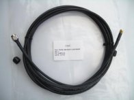 ISAT-AMC-TNCM-4.5LMR240-SMAM Cable Extension, INMARSAT 4.5m(177in) with TNC-Male to LMR240 Ultraflex Cable to SMA-Male Connector