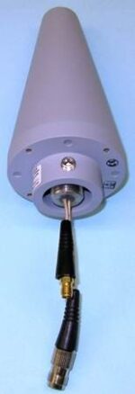 BINL1RR-P-XT-1-UPM Dual-Mode Tri-Band Satellite Antenna, IRIDIUM/INMARSAT/GPS and GPS by ANTCOM, Helix High Gain, Marine Harsh Environment Ruggedized Design, UPM(Unthreaded Pipe Mount) TNC-F Connector