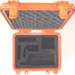 PEL1200-9575-O Iridium 9575 Grab and Go Hard Case, SAFETY ORANGE