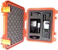PEL1200-9555-BNDL-O Iridium 9555 Grab and Go Hard Case, SAFETY ORANGE, includes 9555 Satellite Telephone