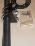 MOUNT-MTR2-25P-KIT, Pole or Mast Mounting KIT, Passivated Stainless Steel for all STARPAK-BINR and G7 and G8 series Iridium and IsatPhone PRO Satellite Antennas includes 25mm Pipe Bracket, U Bolts, and 300 x 25mm  UV Threaded Plastic starter pipe.
