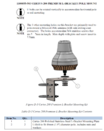 1100855-503 Thales VesseLINK 200 Pole Mount, L-Bracket, Premium - Image 3