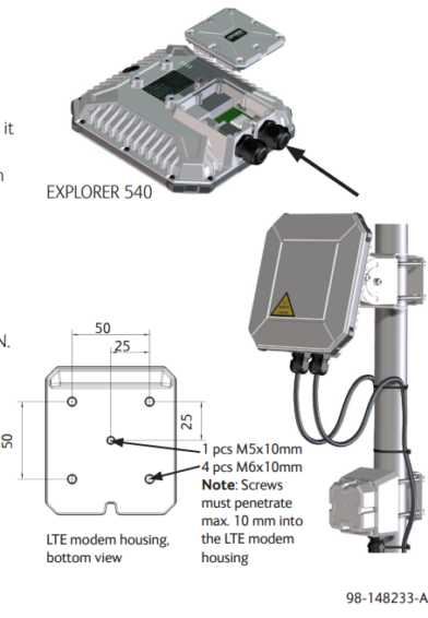 403715A-110 Explorer 540 LTE Modem Extension Kit - Satellite World ...