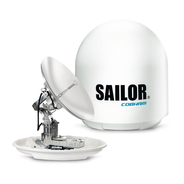 407590A-0500_sailor-1000-xtr-ku_antenna-and-radome_w-shadow_transparent_small 407590B-31120 Sailor 1000 XTR Ku 16W System, ST120 Radome - Image 1