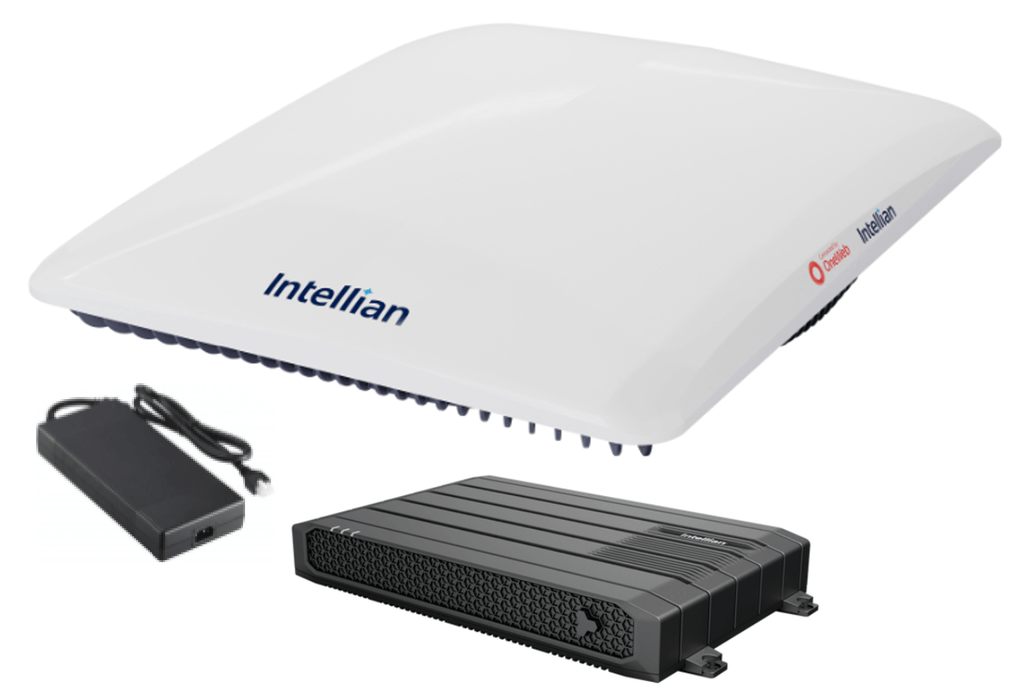 CNX-MOBILITY_COMPACT_AC 450A MS-OW10HF-CNX-MOBILITY-450A Intellian OneWeb OW10HV Flat Panel, Compact with Mobility CNX, 450W AC PSA (Vehicle) - Image 1
