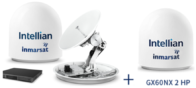 V5-60G-DSX4N Intellian GX60NX2-HP VSAT GX Terminal, 9W Ka-band XCVR, Dual Antenna System,(Maritime)