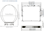 VC1-241-P Intellian V240-C VSAT, C-band, Circular-Linear, 2.4m, PLL, LNB, w/o BUC, (Maritime) - Image 3