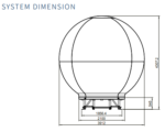 VM2-24C-P Intellian V240M2 VSAT, C and Ku-band, Multi-Orbit, 2.4m, PLL, LNB, w/o BUC, (Maritime) - Image 4
