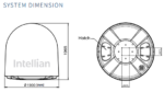 T4-151BW3 Intellian T150N Global Satellite TV Antenna System, 1.5m, V150NX Radome, (Maritime) - Image 4