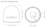 T4-107BT3 Intellian S100N HD DirecTV and WorldView Satellite TV Antenna System, 1m, V100NX Radome, (Maritime) - Image 4