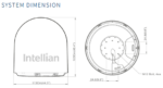 T4-91BW3 Intellian T85N Global Satellite TV Antenna System, Ku-band, 85cm, V85NX Radome, (Maritime) - Image 4