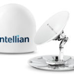 V5-13-U2JW Intellian V130NX VSAT, Multi-orbit, Ku to Ka-band convertible, 1.25m, PLL LNB, 8W BUC, (Maritime)