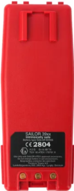 403906A Sailor B3906 Battery, Li-on Rechargeable, ATEX Secondary, RED - Image 2