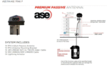 ASE-AD512 ASE Iridium Passive Filtered Antenna Kit, Heavy-Duty Mount, Land and Maritime - Image 3