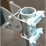 1022994-0024 Hughes Azimuth Elevation Bracket, 50mm(2in) pole, for Fixed Mount Kits
