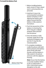 BAT51101 Iridium 9575, 9575PTT Battery 3760mAh Li-on, Extended - Image 2