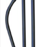 3501575-0007 Hughes 9203 PATROL Pole Mount, Gooseneck Style, 1.0m for Antenna
