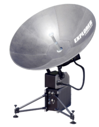 406627A-50314 Explorer 6100 VSAT System, Ku-band 20W Buc, 1m Stabilized Auto-Acquire Fly-Away Portable