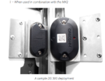 ST100647-001 Orbcomm DS 300 Door Sensor, Wireless, with Roller Door Bracket - Image 2