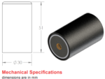 100-00068-01 Maxtena M1590HCT-SMA Inmarsat Helical Passive Antenna - Image 2
