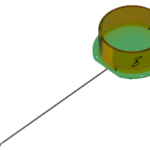 100-00101-03 Maxtena M1621HCT-LP-UFL Iridium 9770 Certus SFX Embedded Antenna, Low-Profile