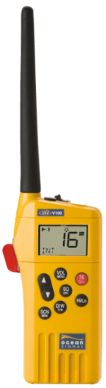 720S-00585 OCEAN SIGNAL, SafeSea V100 Survival Craft VHF, GMDSS