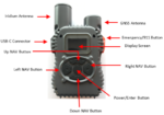 433-22013-001 NAL Iridium SHOUT nano 100, 2-Way Messenger-Tracker, Integrated Antennas, pairs with Android - Image 2