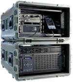 4090-08-10 Barrett PRC-4075 HF Tactical Transmitter, 500W