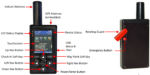 451-92681-002 NAL Iridium SHOUT Nano-BTI, 2-Way Messenger-Tracker, Rugged Screen Protector - Image 2