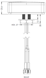 189-00065-01 Maxtena MEA-LGI-SMA Iridium-5GNR-GLONASS Antenna, Bolt Mount - Image 2