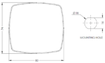 189-00065-01 Maxtena MEA-LGI-SMA Iridium-5GNR-GLONASS Antenna, Bolt Mount - Image 3