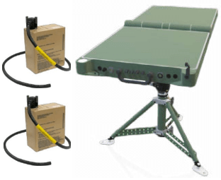 X-Green 2batts NO case_Screenshot 2025-05-19 193251 257261014-GB Inster OneWeb FoldSAT, LEO Ku Terminal for COTP, Green MIL, 2 Batteries - Image 1