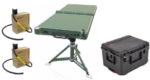 257261014-GCB Inster OneWeb FoldSAT, LEO Ku Terminal for COTP, Green MIL, 2 Batteries, Case