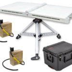 257261014-WCB Inster OneWeb FoldSAT, LEO Ku Terminal for COTP, White, MIL, 2 Batteries, Case