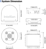 B4-209U Intellian i2 Global Satellite TV Antenna System, 33cm Ku-band - Image 2