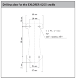406205B-00500 Explorer 6205 CSM Control Speaker Microphone Handset for 3647 PTT Terminal - Image 4