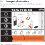101700 Jotron Tron TR30 AIR Emergency VHF AM Radio - Image 2