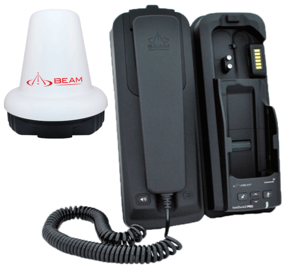 ISD2PRO-SP_2 w Active ISD710 but NO cable ISDPAD2 Beam IsatPhone 2 IsatDock2 PRO Docking Station, Active Maritime Antenna - Image 1